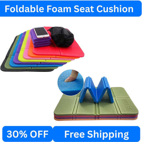 Foldable foam seat - foldable,