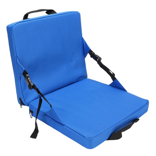 Blue folding stadium seat - folding,