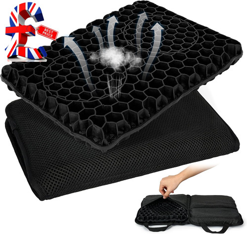 Foldable gel seat cushion - gel,