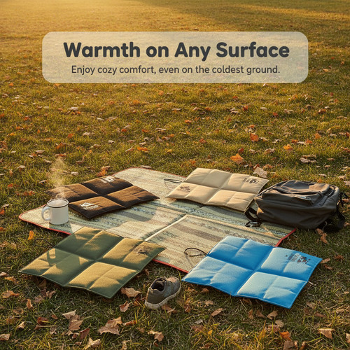 Folding stadium cushion - folding,