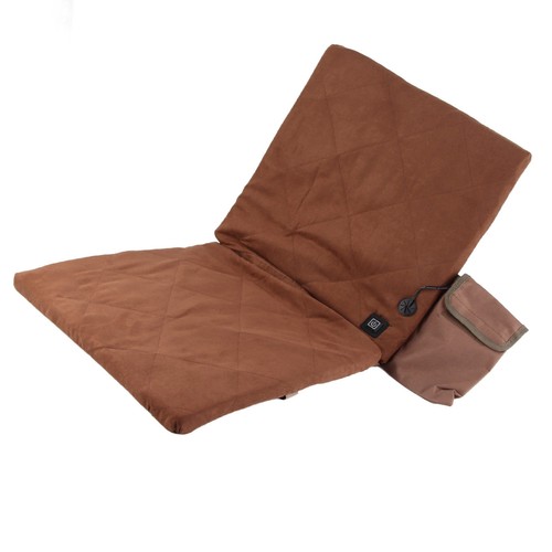 Heated stadium seat cushion - heated,