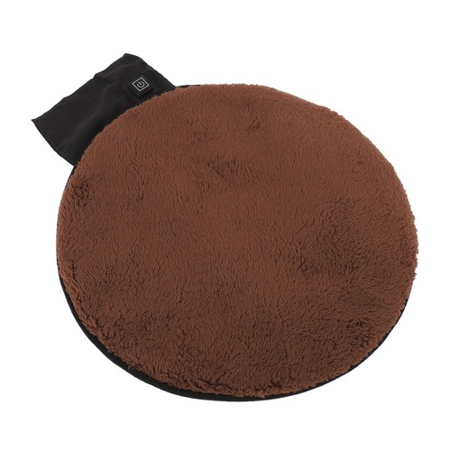 Round heated seat cushion - round,